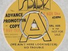 JIMMY THOMAS-(WE AIN'T HERE LOOKING FOR) NO TROUBLE-SPARK-**DEMO**-**NICE COPY**