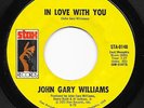Crossover Soul 45 JOHN GARY WILLIAMS In Love With You/My Sweet Lord Stax HEAR
