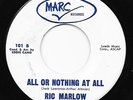 Mod Popcorn Vocal Jazz 45 RIC MARLOW All Or Nothing At All/A Taste Of Honey HEAR