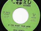 Sister Funk 45 JULIA DEWITT If You Want Your Man/New Chapter In My Life HEAR