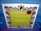 OTTO KLEMPERER BRAHMS SYMPHONY 1 COLUMBIA SAX 2262 BOLUE AND SILVER B/S