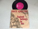 COCK SPARRER...ENGLAND BELONGS TO ME... RARE UK ISSUE CARRERE RECORDS  CAR 255