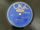 Louis Armstrong Melancholy Blues Okeh Blue 8496 with Autograph
