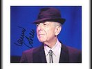 LEONARD COHEN - MUSIC LEGEND - ORIGINAL HAND SIGNED AUTOGRAPH