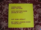 Lawrence Weiner & Richard Landry - Having Been Built On Sand LP Rare Original NM