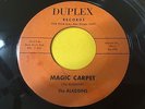The Aladdins BLUES SURF GARAGE 45 Magic Garage on Duplex Label Noel Hall HEAR #W
