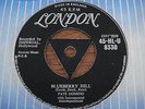 FATS DOMINO - BLUEBERRY HILL ORIG UK LONDON SILVER TRI-CENTRE 45-HL-U 8330 RARE