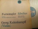 SIBELIUS VIOLIN CONCERTO - FURTWAENGLER / KULENKAMPFF- UNICORN UNI.107 LP NM-
