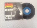 Johnny Hallyday - Vinyle original - Que je t'aime rouge sur jaune