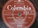 78 RPM EDITH PIAF Padam Padam & La chanson de Catherine COLUMBIA BF 429