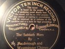 VICTOR TEN INCH RECORD 3013 Macdonough & Westminster Chimes  V+ 78 RPM SCARCE
