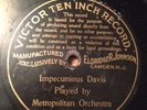 VICTOR TEN INCH RECORD Metropolitan Orchestra 3016 V+ SCARCE 78 RPM pre dog