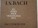 j.s bach six suites pour violoncelle 3 vynils 33 tours lavoix de son maitre 1968