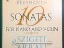 BEETHOVEN 10 Complete Violin Sonatas   JOSEPH SZIGETI ARRAU / VANGUARD 4LP NM