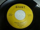 TONY HESTOR..WATCH YOURSELF.. RARE US IST ISSUE GIANT LABEL No G-707
