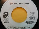 ROLLING STONES Time Waits for No One Mono/Stereo PROMO 45 NM