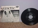 TEENAGE WEDDING  BY ANNETTE 45 AND PICTURE SLEEVE