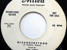 VIBES 45 Misunderstood / Let The Old Folks Talk VG++ Doo Wop PROMO Orig bb2232