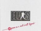 Elvis Presley 5 LP box set, 25 Years as A Rock 'n' Roll Legend from Italy, EX-