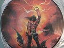 MANOWAR DEFENDER OF STEEL HEADACHE HR MW 022 PICTURE DISC THRASH METAL ALBUM LP