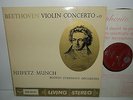 SB-2047 Beethoven Violin Concerto Heifetz Boston Sym Orch Munch Grvd R/S