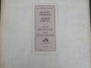 JACQUES THIBAUD - ALFRED CORTOT / FRANCK -FAURE / VSM COLH 74