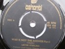 LESTER STERLING WAR IS NOT THE ANSWER PART I II RICO ASHANTI ASH 410 RARE SINGLE