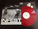 Infest Slave LP Red Vinyl Deep Six Records 1997 Reprint His Hero is Gone Hell No