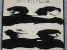 U2  - I Will Follow - Mono/Stereo -  1981 USA Promo Picture Sleeve PS 7