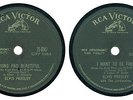 Philippines ELVIS PRESLEY 78 rpm Young And Beautiful RCA Record