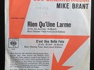 MIKE BRANT RIEN QU'UNE LARME RARE GERMAN PROMO 7