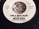Melvin Davis Find A Quiet Place Wheel City Bargain