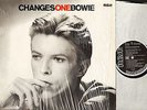 DAVID BOWIE changes one bowie (greatest hits 1) PL 81732 in open shrink LP EX/EX