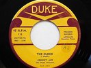 JOHNNY ACE 45 The clock / Aces wild DUKE R&B  bb2678