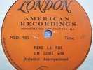 JIM LOWE Rene La Rue UK LONDON DEMO ONE SIDED Rock and Roll