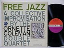 ORNETTE COLEMAN DOUBLE QUARTET Free Jazz 1961 LP with Die-Cut GF ATLANTIC 1364