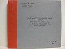 FOLK MUSIC OF THE UNITED STATES, ALBUM IV, LIBRARY OF CONGRESS