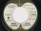 BEATLES 45 JOHN LENNON P-1868 PROMO DJ LOS ANGELES APPLE PRO-6768 MIND GAMES