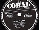 RARE UK #11 1958 BUDDY HOLLY & THE CRICKETS 78 