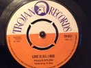 Trojan Records Phillis Dillon Love Is All I Had