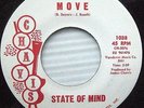 STATE OF MIND Move If He Comes Back DELAWARE GARAGE PUNK 45 on CHAVIS 1038 bb548