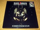 BLACK SABBATH - MEGALOMANIA LIVE 75-78 -  LIMITED 4 LP/CD BOX NEW