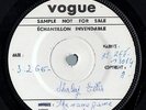 SHIRLEY ELLIS the name game / FRANCOISE HARDY je veux qu'il TEST PRESS EP