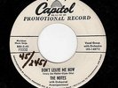 RARE DOO WOP/POPCORN-NOTES-CAPITOL 3332-DON'T LEAVE ME NOW/CHA JEZEBEL