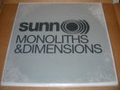 Sunn O))) ?Monoliths & Dimensions 2009 US 2 LP SET VINYL NEW SEALED isis tool