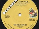 Lester Tipton -This Won't Change/Masqueraders - How - Massive Northern Soul