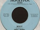 DIRTY WURDS why / takin' my blues away on Marina original1966 rare garage / punk