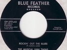 MUSICAL LINN TWINS rockin' out the blues original 1958  BLUE FEATHER