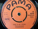 CLARENDONIANS-THIS IS MY STORY/CALEDONIA-VAL BENNETT ORIG PAMA 45 NEAR MINT