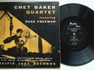 CHET BAKER RUSS FREEMAN Quartet PACIFIC JAZZ PJLP-6 Original '53 10